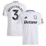aston villa adidas away shirt 2024-25 with diego carlos 3 printing Collection | Authentic Aston Villa Shirts