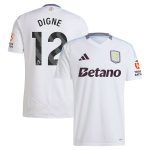 aston villa adidas away shirt 2024-25 with digne 12 printing Collection | Authentic Aston Villa Shirts