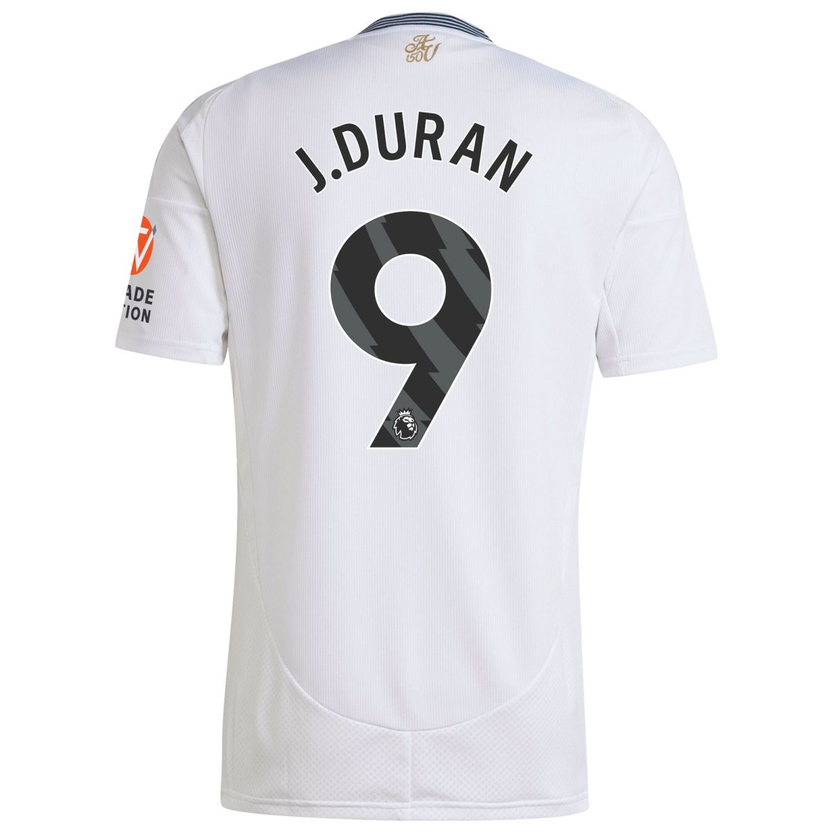 aston villa adidas away shirt 2024-25 with j.duran 9 printing Collection | Authentic Aston Villa Shirts