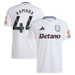 aston villa adidas away shirt 2024-25 with kamara 44 printing Collection | Authentic Aston Villa Shirts