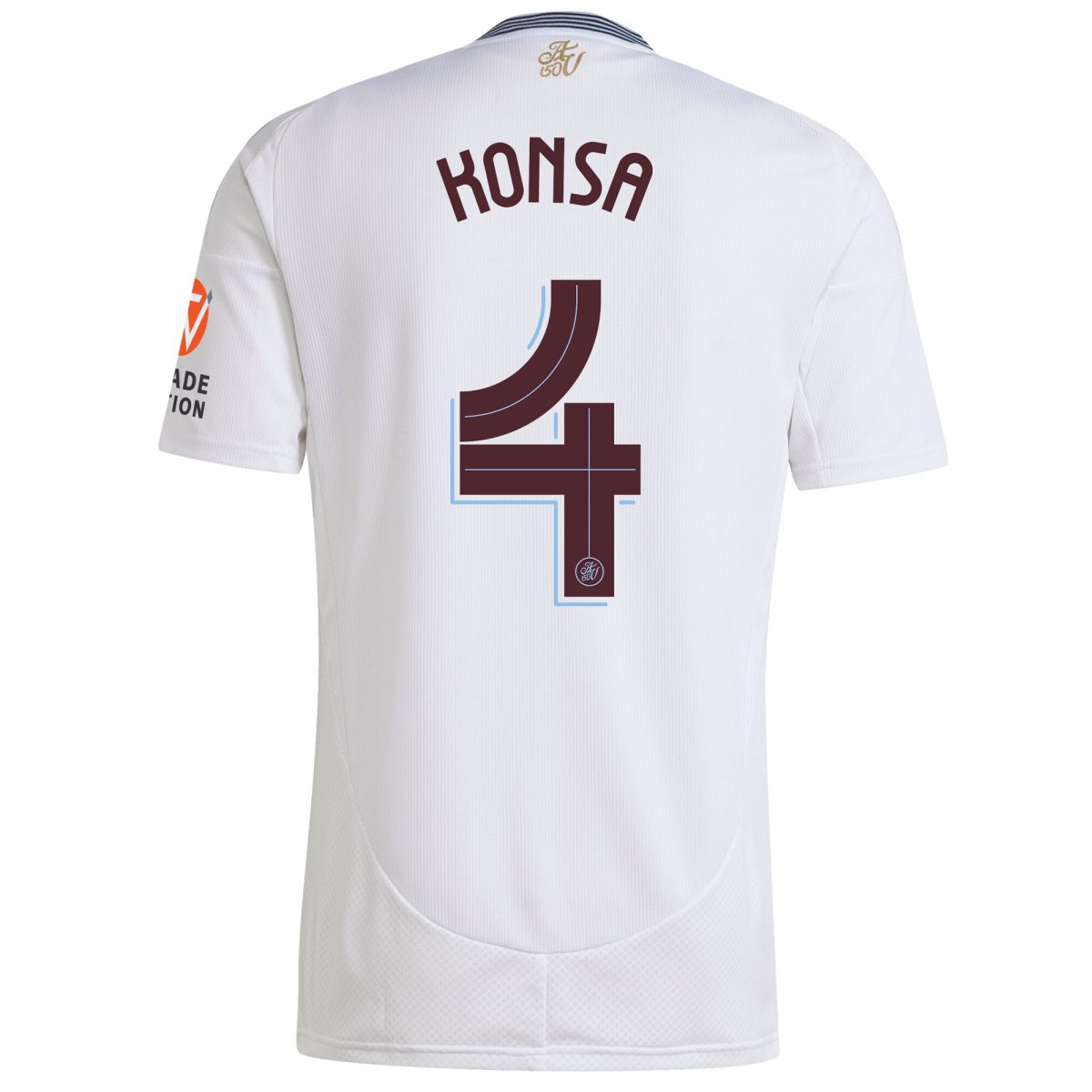 aston villa adidas away shirt 2024-25 with konsa 4 cup printing Collection | Authentic Aston Villa Shirts