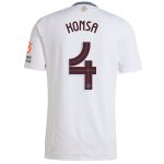 aston villa adidas away shirt 2024-25 with konsa 4 cup printing Collection | Authentic Aston Villa Shirts