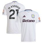 aston villa adidas away shirt 2024-25 with m.asensio 21 printing Collection | Authentic Aston Villa Shirts