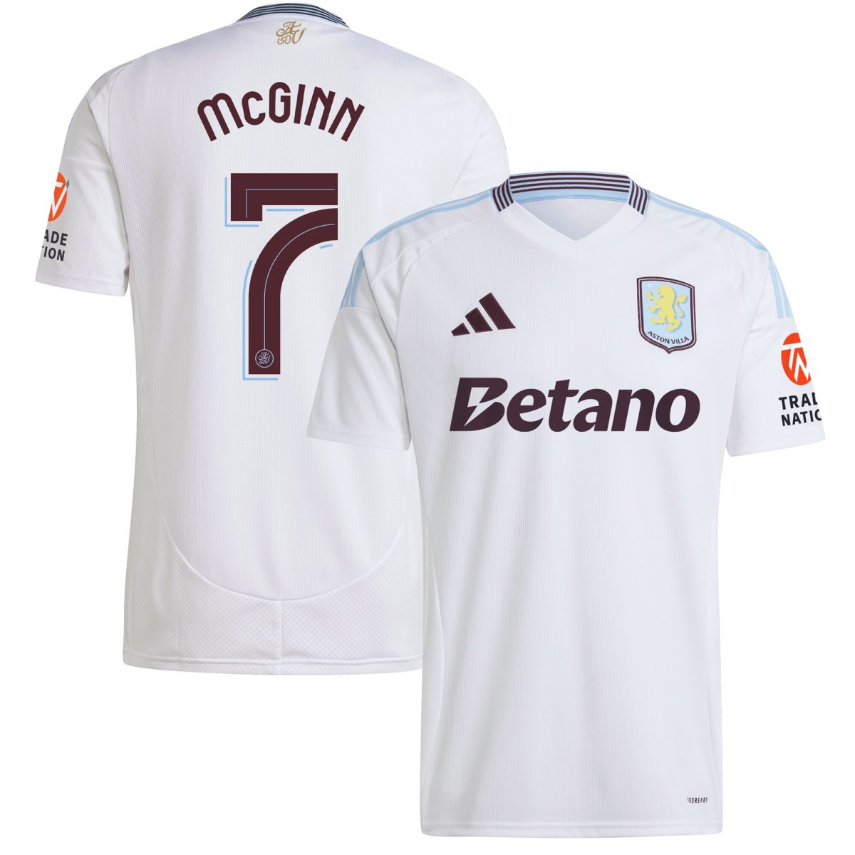 aston villa adidas away shirt 2024-25 with mcginn 7 cup printing Collection | Authentic Aston Villa Shirts