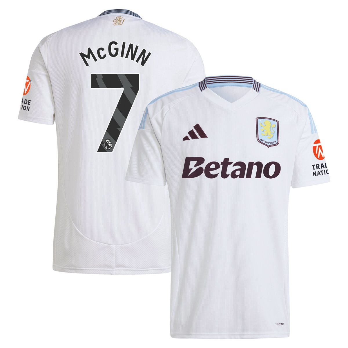aston villa adidas away shirt 2024-25 with mcginn 7 printing Collection | Authentic Aston Villa Shirts