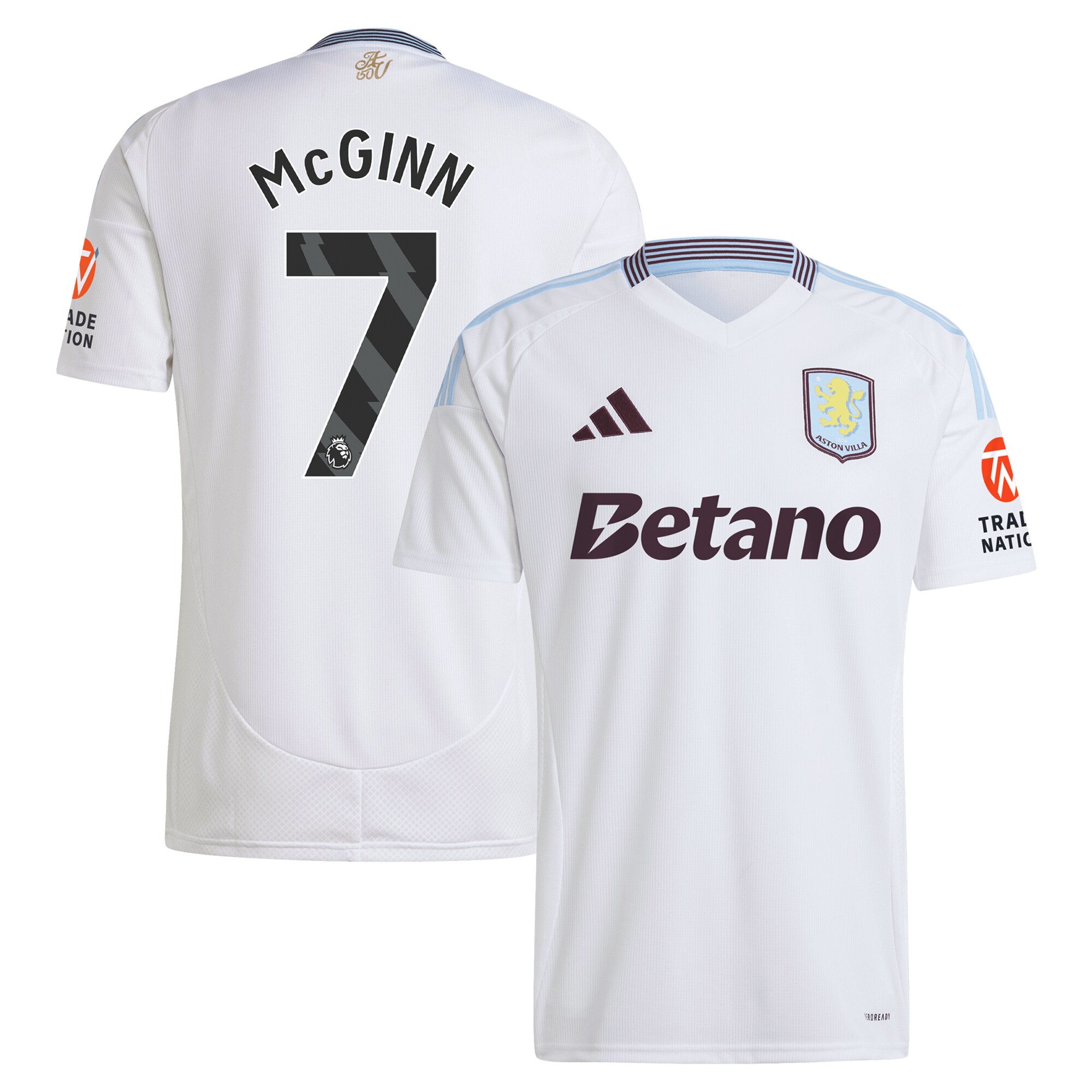 aston villa adidas away shirt 2024-25 with mcginn 7 printing Collection | Authentic Aston Villa Shirts