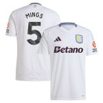 aston villa adidas away shirt 2024-25 with mings 5 printing Collection | Authentic Aston Villa Shirts
