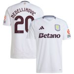 aston villa adidas away shirt 2024-25 with nedeljković 20 cup printing Collection | Authentic Aston Villa Shirts