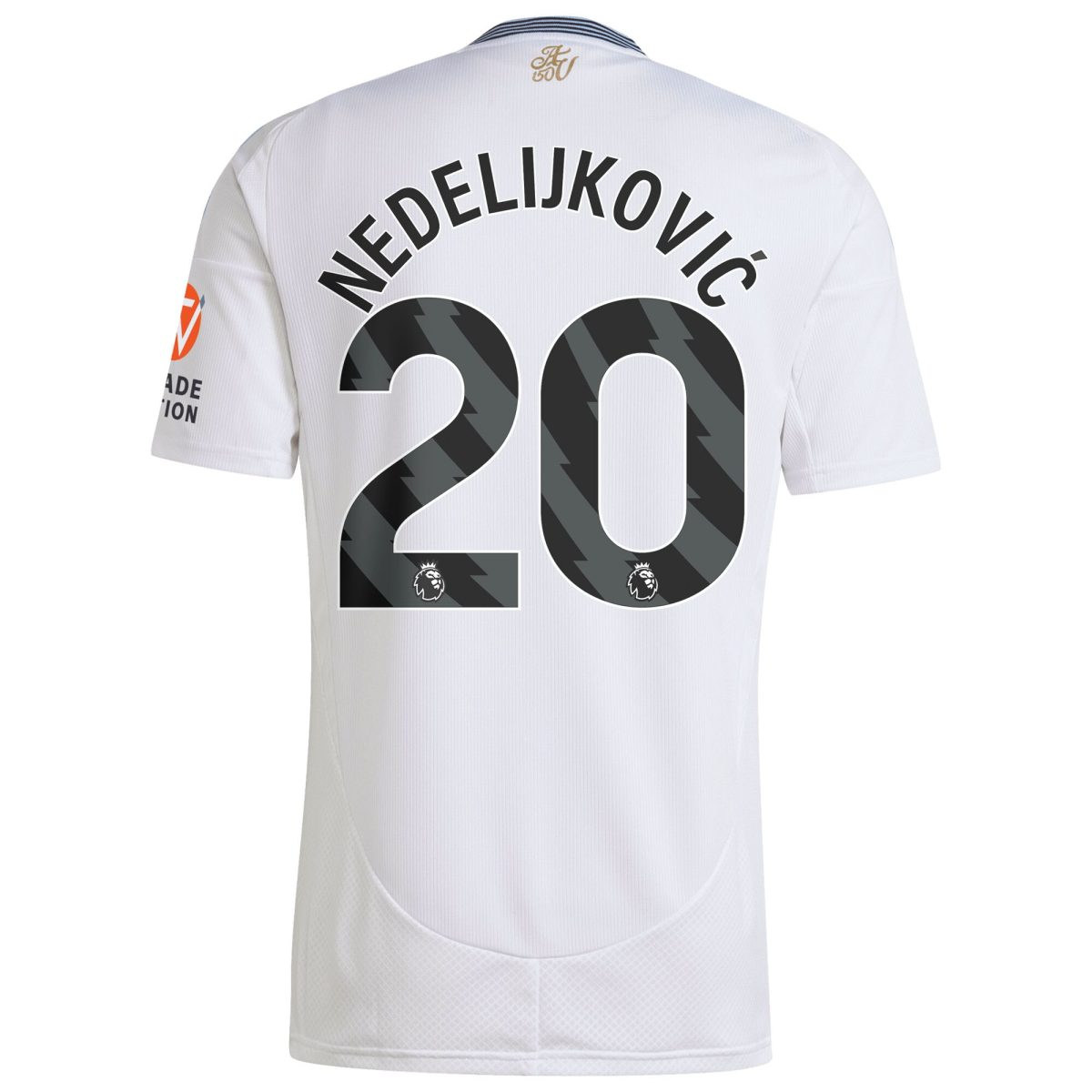 aston villa adidas away shirt 2024-25 with nedeljković 20 printing Collection | Authentic Aston Villa Shirts
