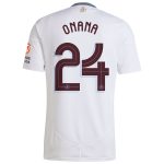 aston villa adidas away shirt 2024-25 with onana 24 cup printing Collection | Authentic Aston Villa Shirts