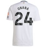 aston villa adidas away shirt 2024-25 with onana 24 printing Collection | Authentic Aston Villa Shirts