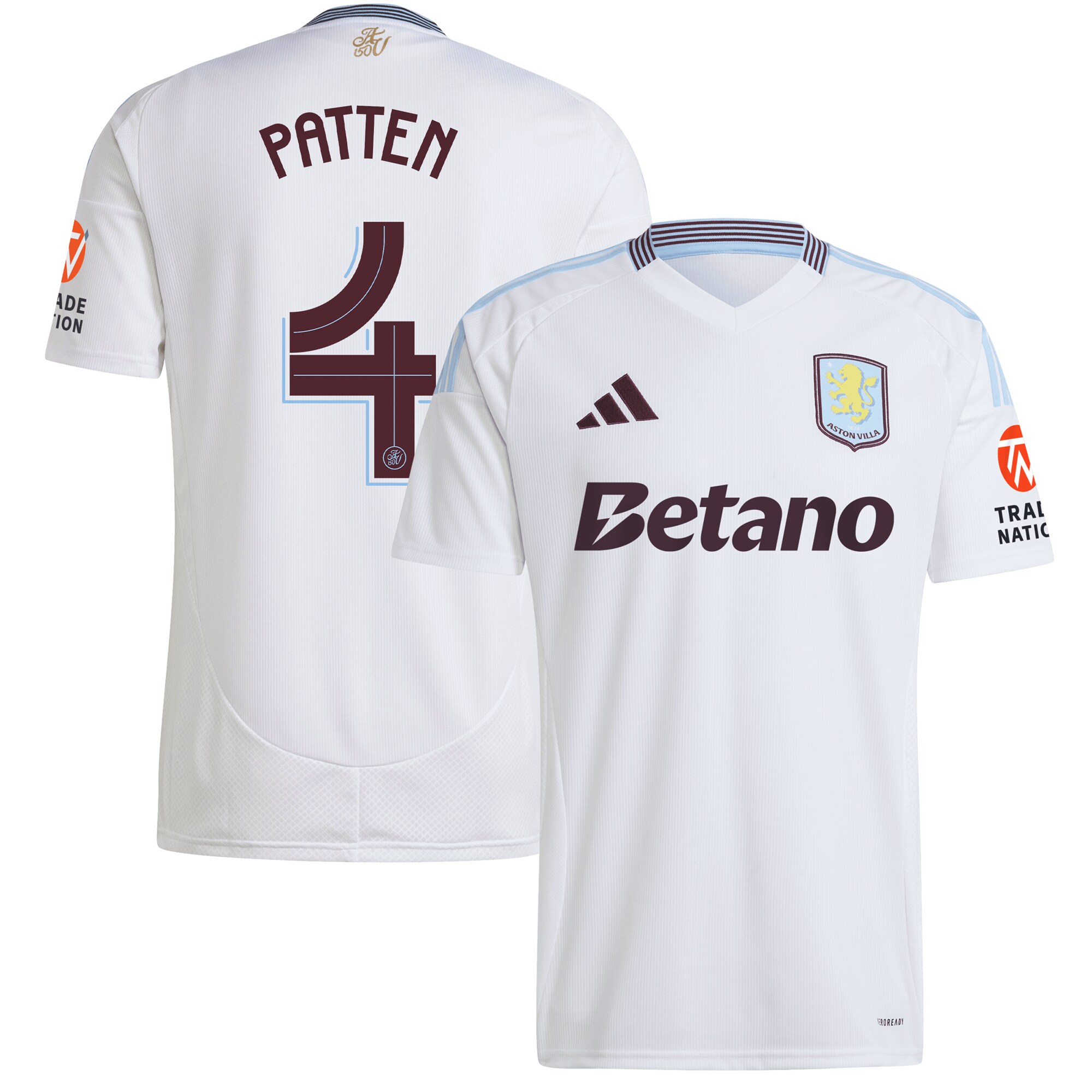aston villa adidas away shirt 2024-25 with patten 4 cup printing Collection | Authentic Aston Villa Shirts