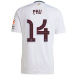 aston villa adidas away shirt 2024-25 with pau 14 cup printing Collection | Authentic Aston Villa Shirts
