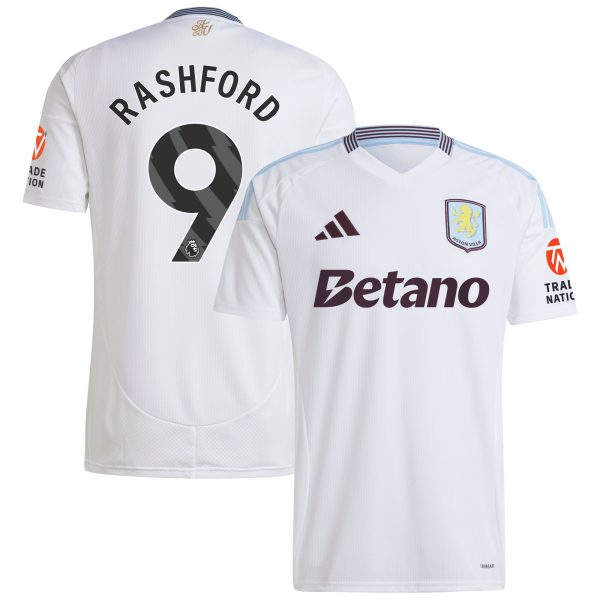 aston villa adidas away shirt 2024-25 with rashford 9 printing Collection | Authentic Aston Villa Shirts