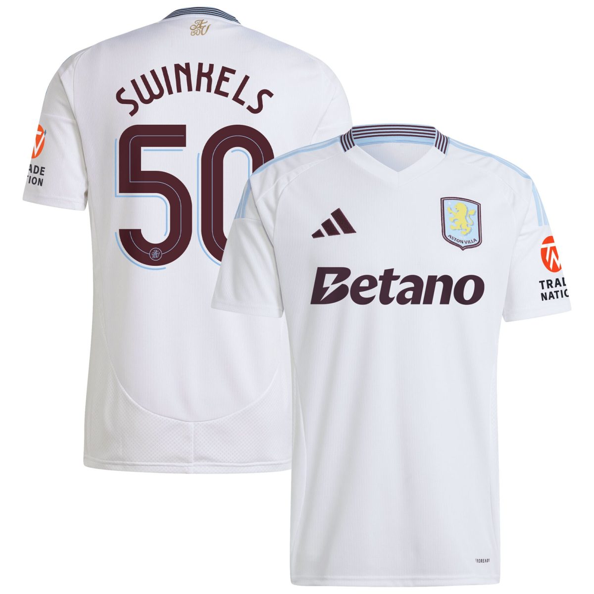 aston villa adidas away shirt 2024-25 with swinkels 50 cup printing Collection | Authentic Aston Villa Shirts