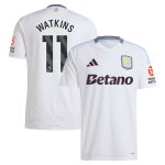 aston villa adidas away shirt 2024-25 with watkins 11 printing Collection | Authentic Aston Villa Shirts