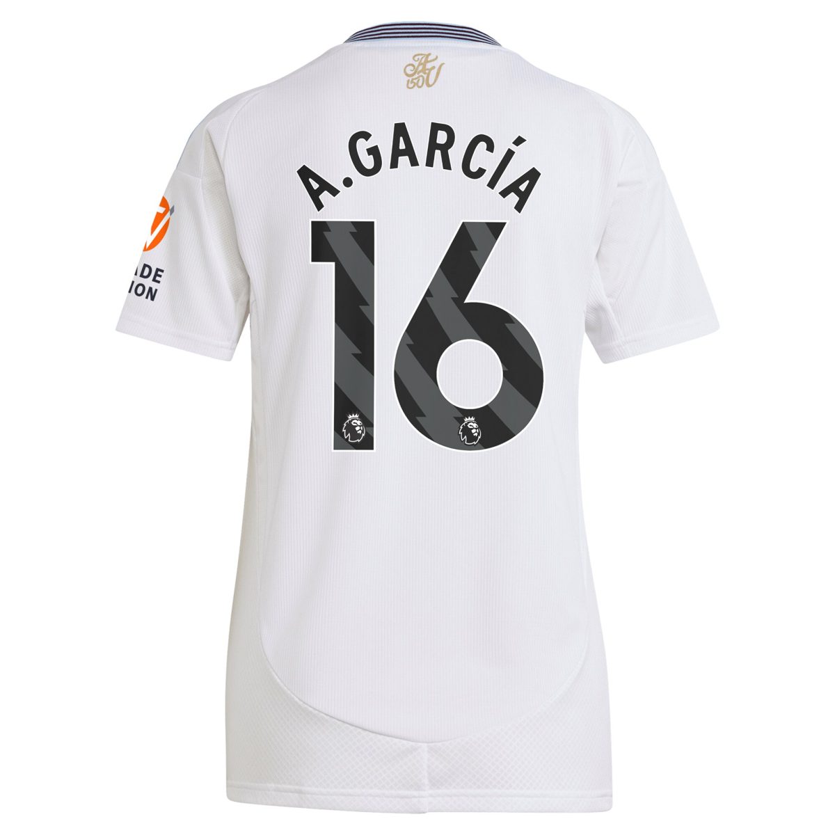 aston villa adidas away shirt 2024-25 – womens with a.garcía 16 printing Collection | Authentic Aston Villa Shirts