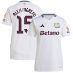 aston villa adidas away shirt 2024-25 – womens with alex moreno 15 cup printing Collection | Authentic Aston Villa Shirts
