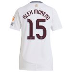 aston villa adidas away shirt 2024-25 – womens with alex moreno 15 cup printing Collection | Authentic Aston Villa Shirts