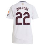 aston villa adidas away shirt 2024-25 – womens with baijings 22 cup printing Collection | Authentic Aston Villa Shirts