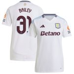 aston villa adidas away shirt 2024-25 – womens with bailey 31 cup printing Collection | Authentic Aston Villa Shirts