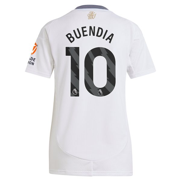 aston villa adidas away shirt 2024-25 – womens with buendia 10 printing Collection | Authentic Aston Villa Shirts
