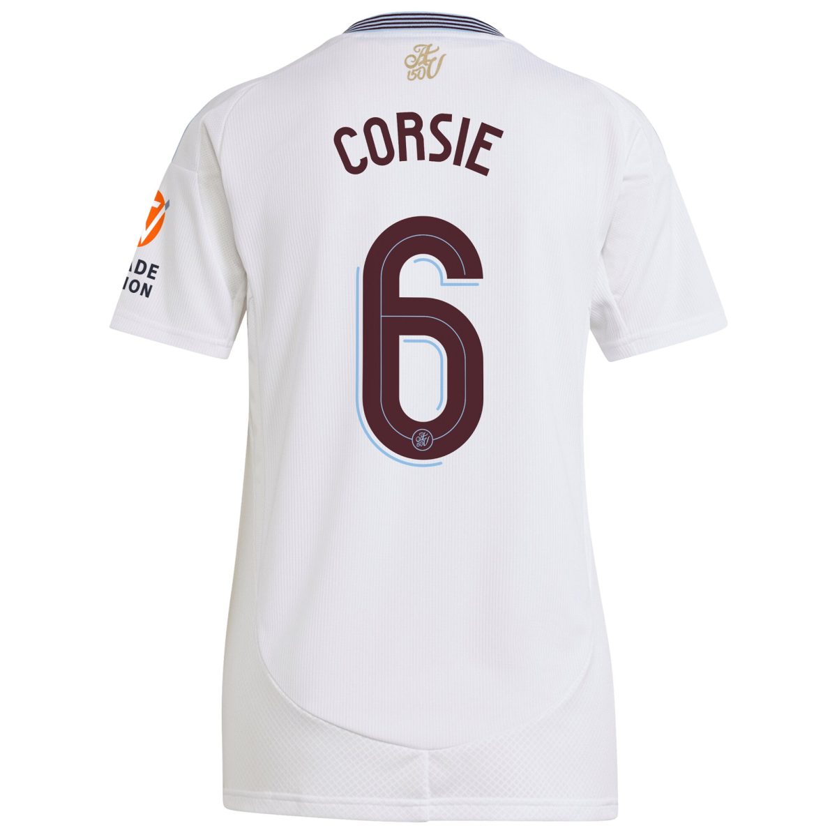 aston villa adidas away shirt 2024-25 – womens with corsie 6 cup printing Collection | Authentic Aston Villa Shirts