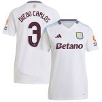 aston villa adidas away shirt 2024-25 – womens with diego carlos 3 cup printing Collection | Authentic Aston Villa Shirts