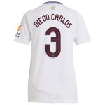 aston villa adidas away shirt 2024-25 – womens with diego carlos 3 cup printing Collection | Authentic Aston Villa Shirts