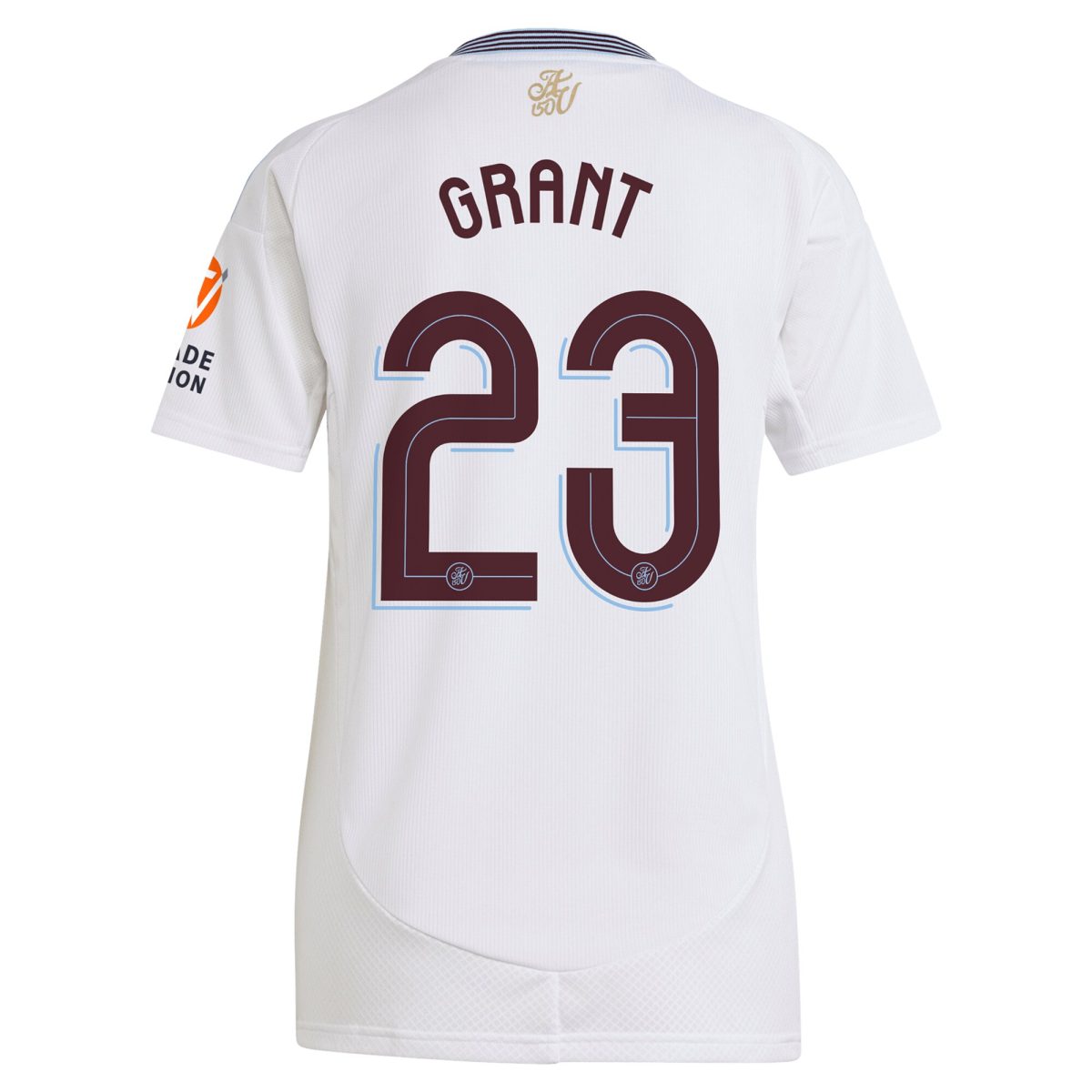 aston villa adidas away shirt 2024-25 – womens with grant 23 cup printing Collection | Authentic Aston Villa Shirts