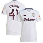 aston villa adidas away shirt 2024-25 – womens with j. ramsey 41 cup printing Collection | Authentic Aston Villa Shirts