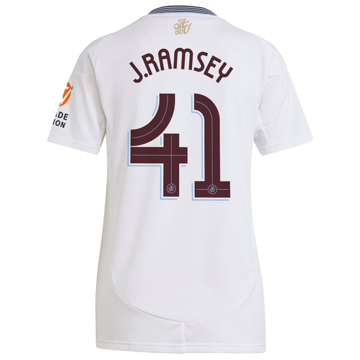 aston villa adidas away shirt 2024-25 – womens with j. ramsey 41 cup printing Collection | Authentic Aston Villa Shirts
