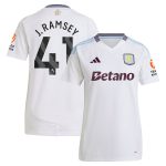 aston villa adidas away shirt 2024-25 – womens with j. ramsey 41 printing Collection | Authentic Aston Villa Shirts