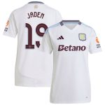 aston villa adidas away shirt 2024-25 – womens with jaden 19 cup printing Collection | Authentic Aston Villa Shirts