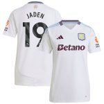 aston villa adidas away shirt 2024-25 – womens with jaden 19 printing Collection | Authentic Aston Villa Shirts