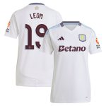 aston villa adidas away shirt 2024-25 – womens with leon 19 cup printing Collection | Authentic Aston Villa Shirts
