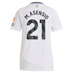 aston villa adidas away shirt 2024-25 – womens with m.asensio 21 printing Collection | Authentic Aston Villa Shirts