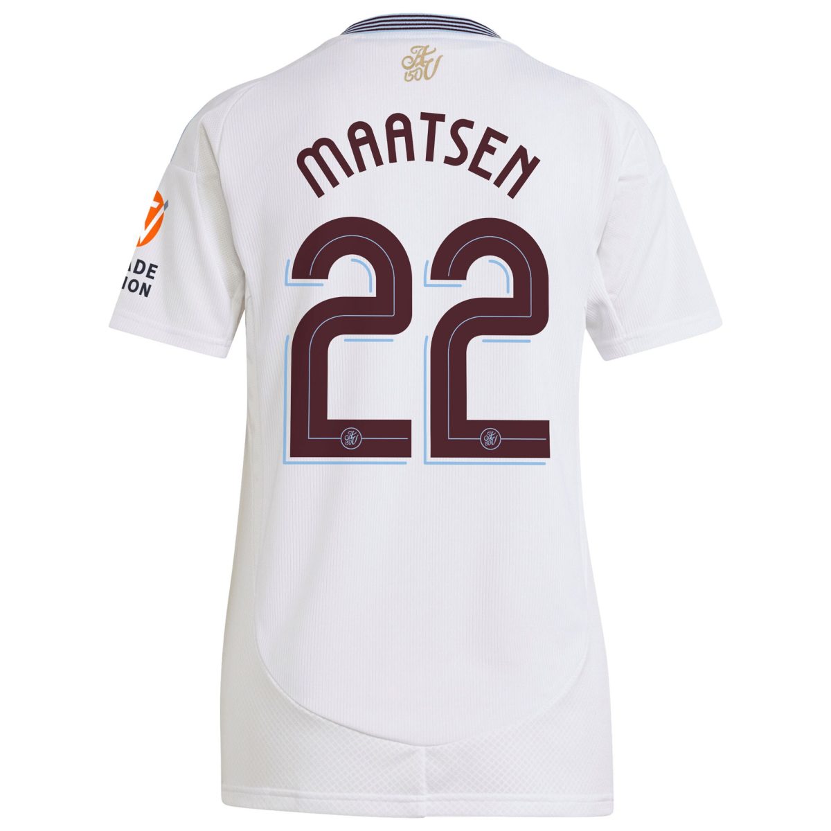 aston villa adidas away shirt 2024-25 – womens with maatsen 22 cup printing Collection | Authentic Aston Villa Shirts