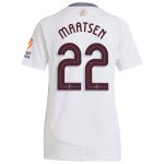 aston villa adidas away shirt 2024-25 – womens with maatsen 22 cup printing Collection | Authentic Aston Villa Shirts