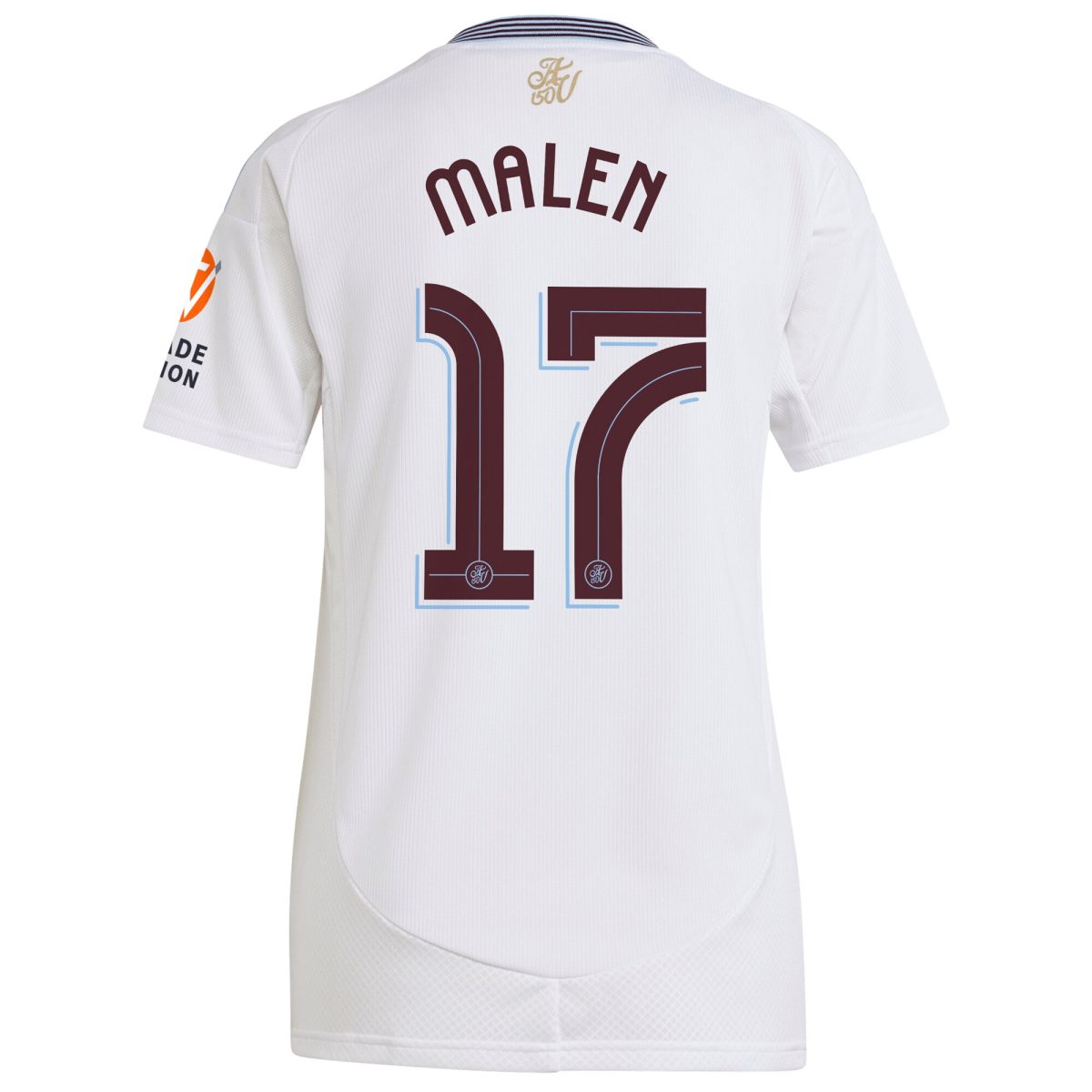 aston villa adidas away shirt 2024-25 – womens with malen 17 cup printing Collection | Authentic Aston Villa Shirts