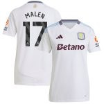 aston villa adidas away shirt 2024-25 – womens with malen 17 printing Collection | Authentic Aston Villa Shirts