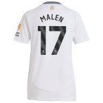 aston villa adidas away shirt 2024-25 – womens with malen 17 printing Collection | Authentic Aston Villa Shirts