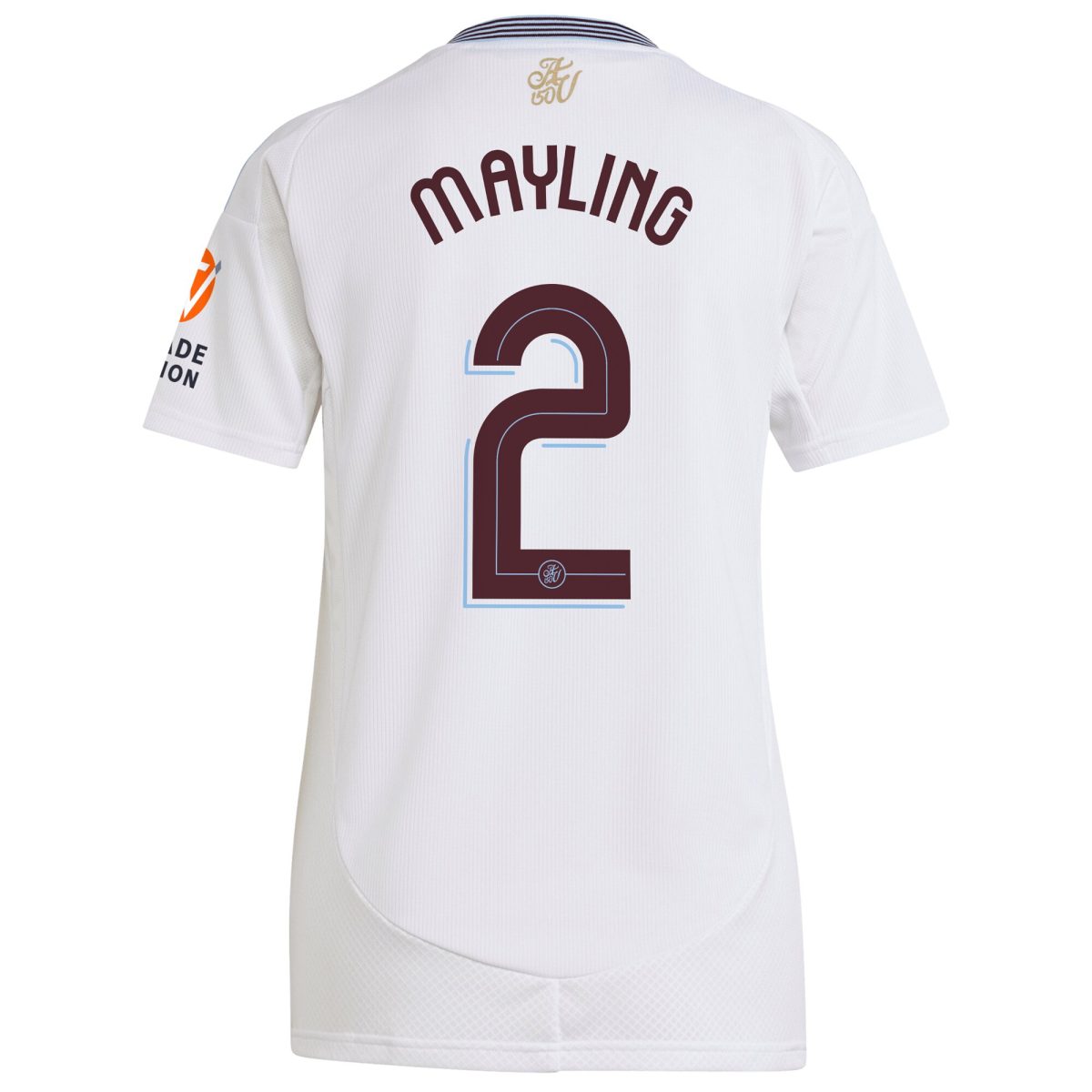 aston villa adidas away shirt 2024-25 – womens with mayling 2 cup printing Collection | Authentic Aston Villa Shirts