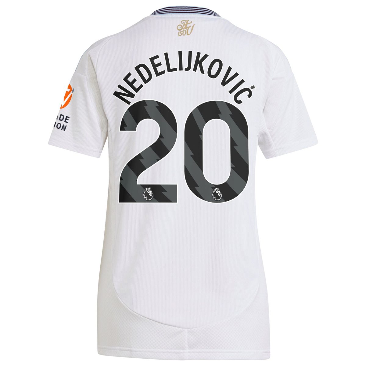 aston villa adidas away shirt 2024-25 – womens with nedeljković 20 printing Collection | Authentic Aston Villa Shirts