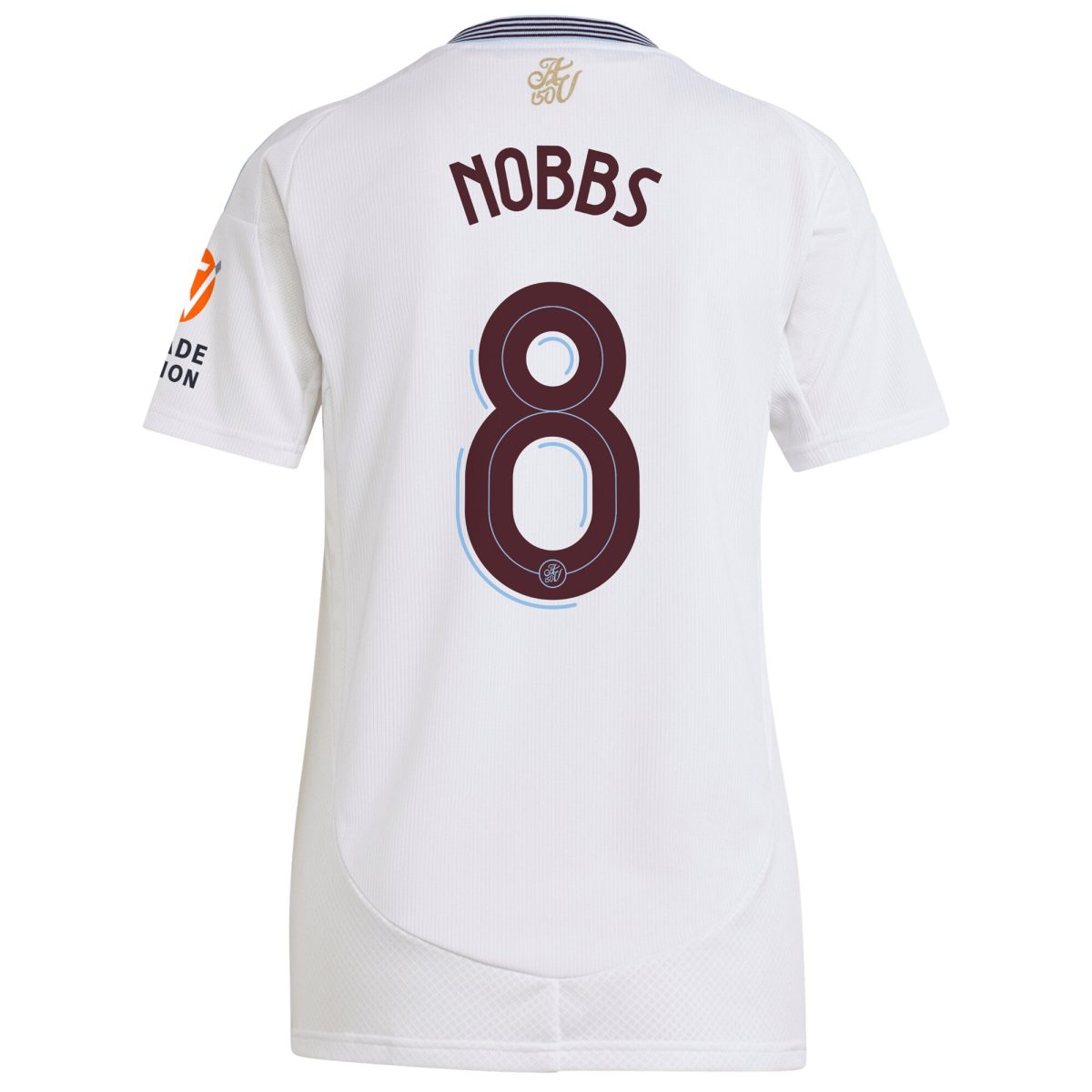 aston villa adidas away shirt 2024-25 – womens with nobbs 8 cup printing Collection | Authentic Aston Villa Shirts