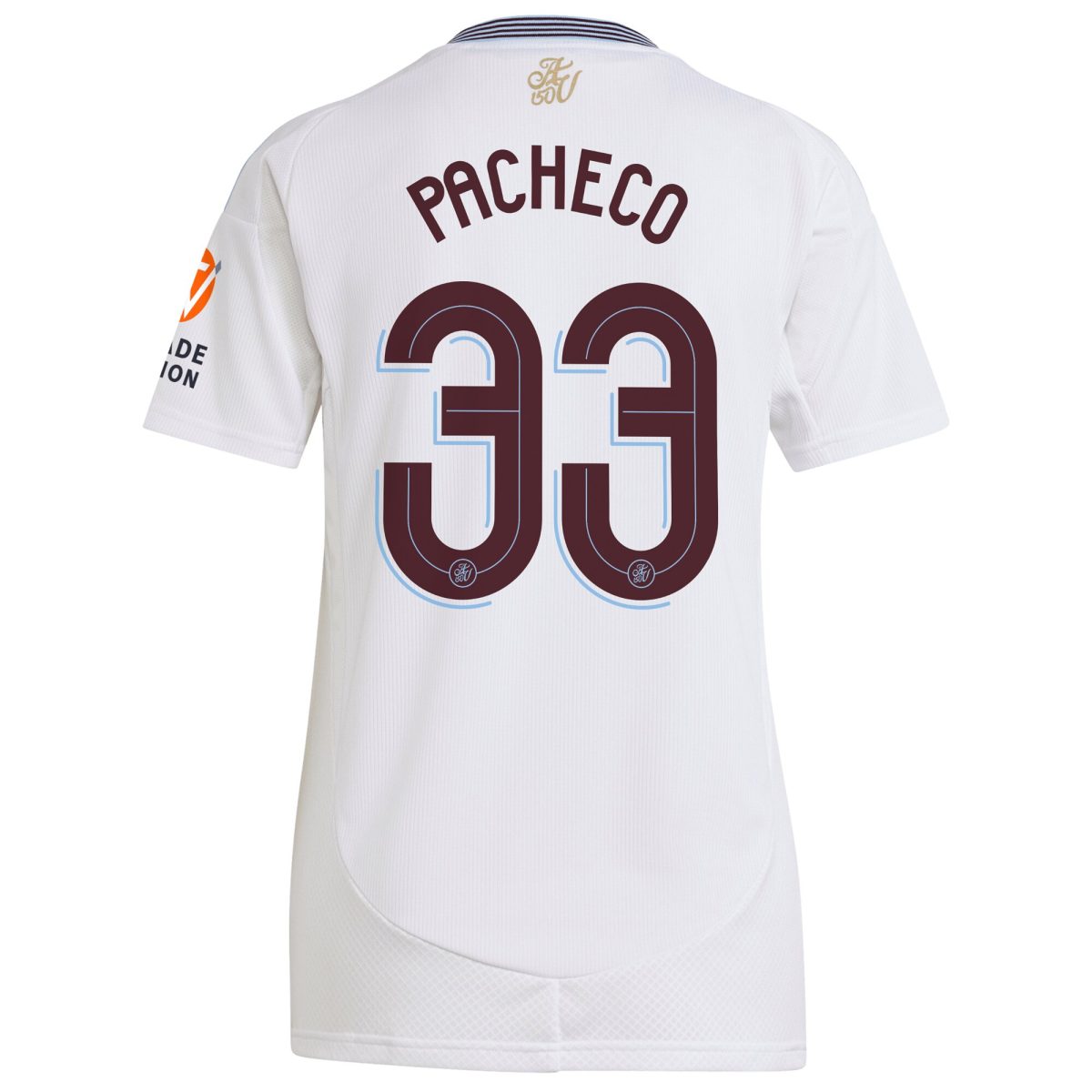 aston villa adidas away shirt 2024-25 – womens with pacheco 33 cup printing Collection | Authentic Aston Villa Shirts