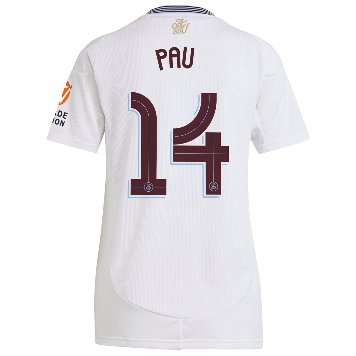 aston villa adidas away shirt 2024-25 – womens with pau 14 cup printing Collection | Authentic Aston Villa Shirts