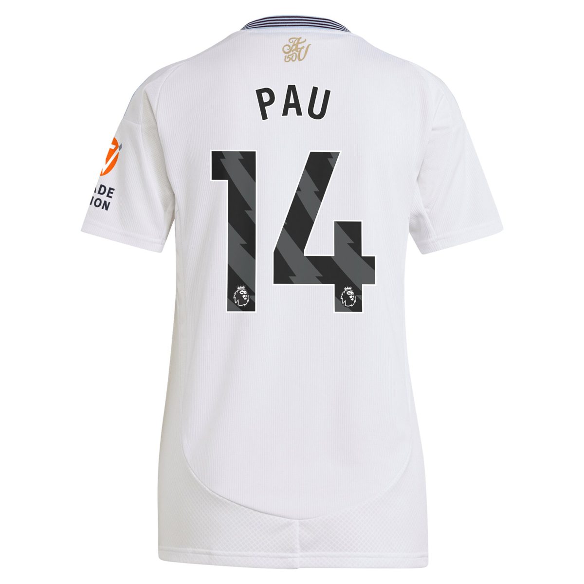 aston villa adidas away shirt 2024-25 – womens with pau 14 printing Collection | Authentic Aston Villa Shirts