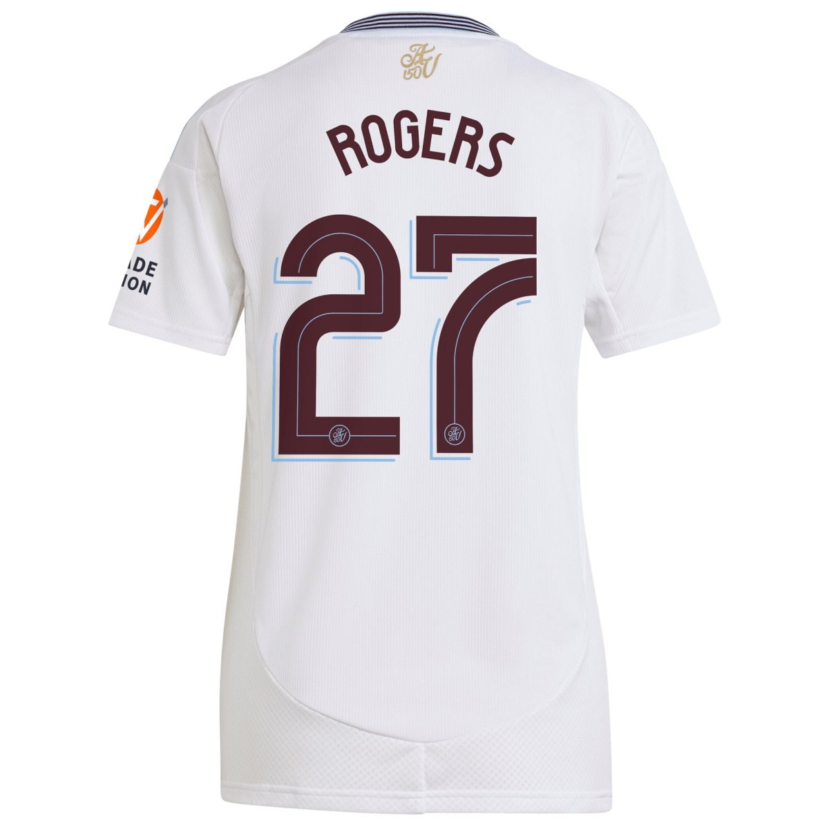 aston villa adidas away shirt 2024-25 – womens with rogers 27 cup printing Collection | Authentic Aston Villa Shirts