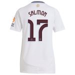 aston villa adidas away shirt 2024-25 – womens with salmon 17 cup printing Collection | Authentic Aston Villa Shirts